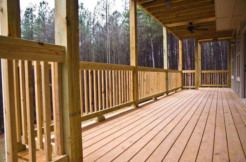 Redwood Deck Construction