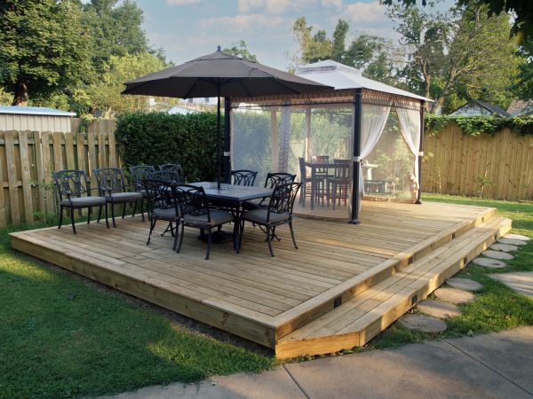 Backyard Deck Installation in Chapel Hill
