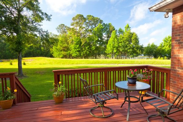 Redwood Deck Installation in Chapel Hill