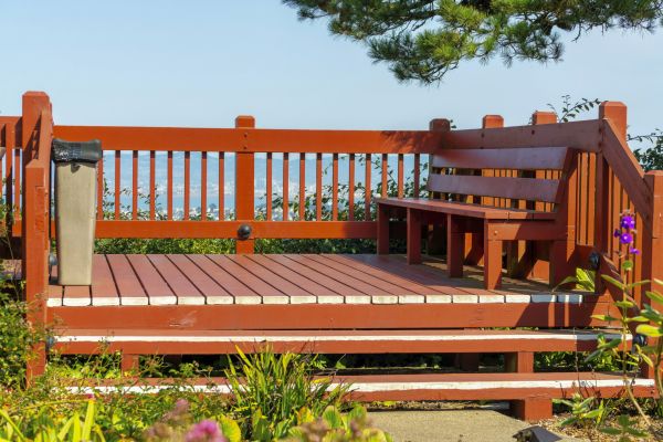 Redwood Deck Construction in Chapel Hill